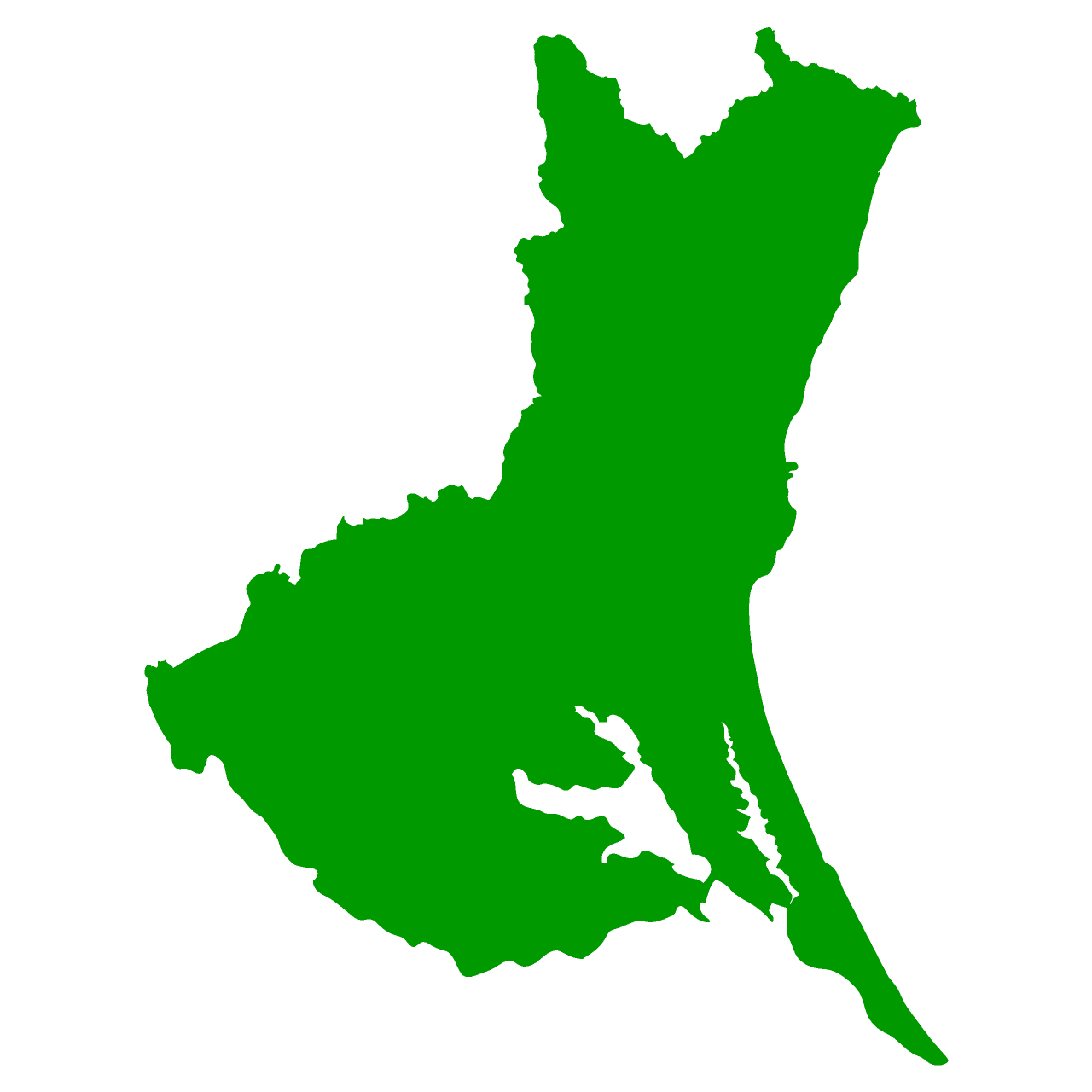 茨城県の地図